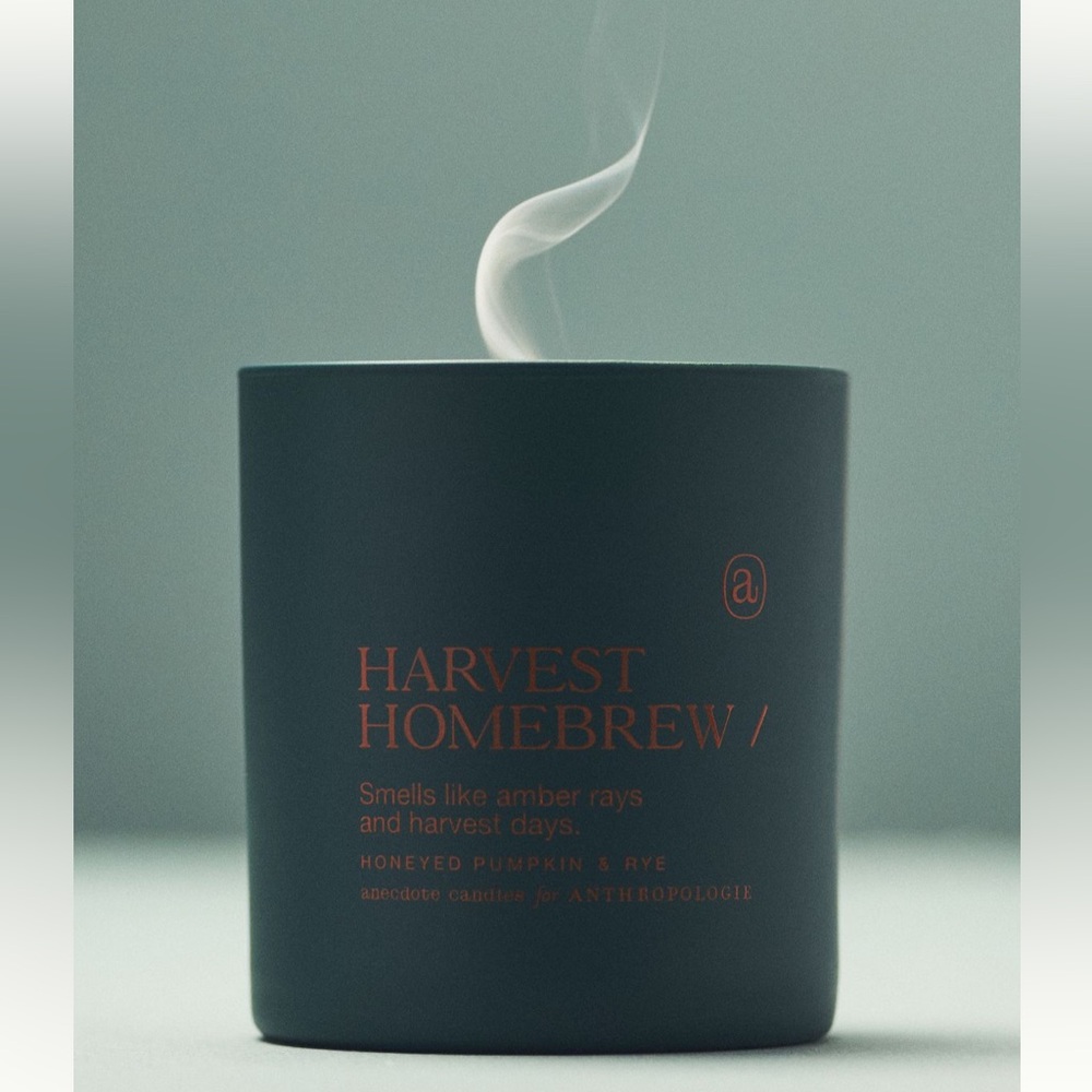 New in box! Anecdote for Anthropologie harvest home brew candle.